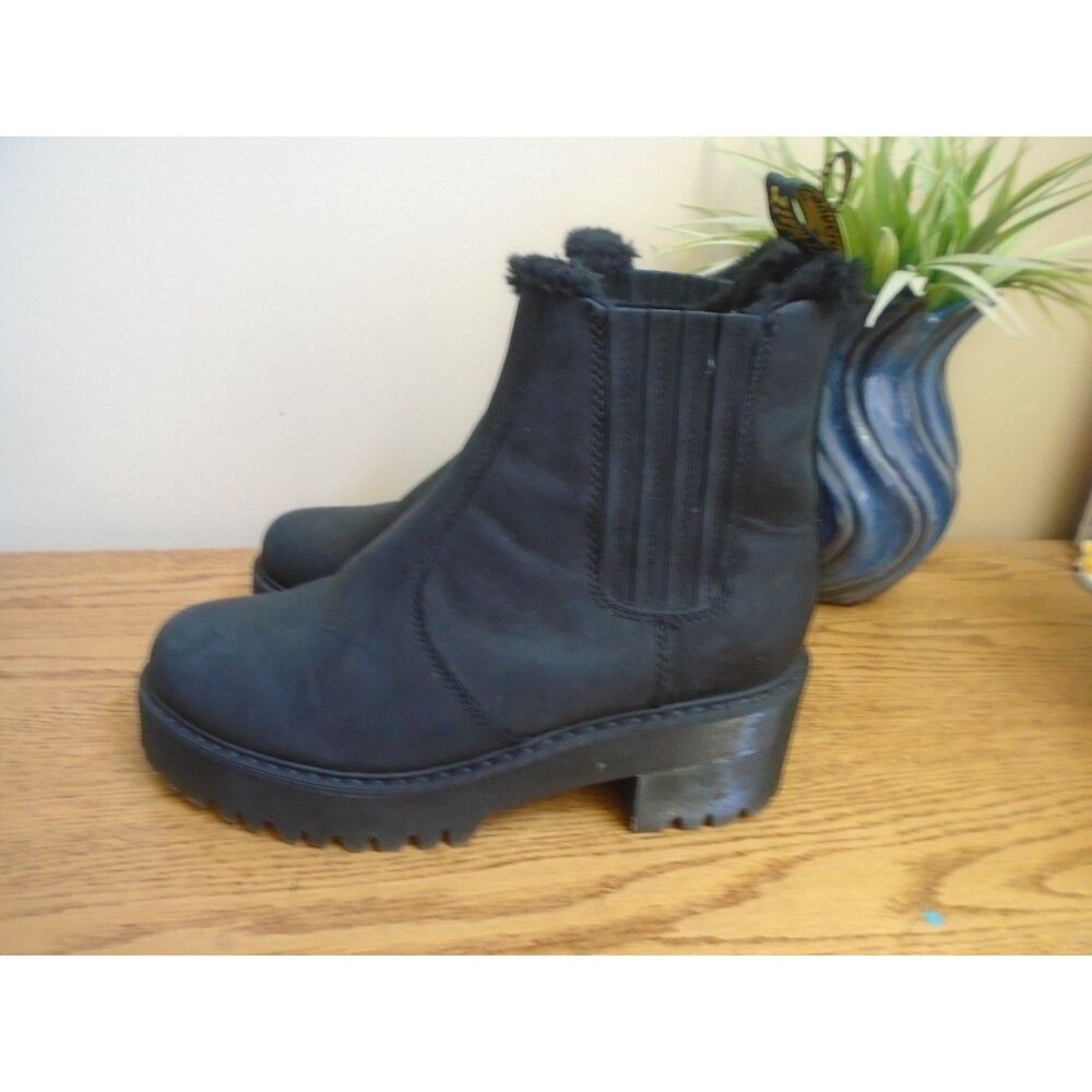 Dr. Martens Women's Rometty FL Quad Platform Chelsea Black Moldova - size 9